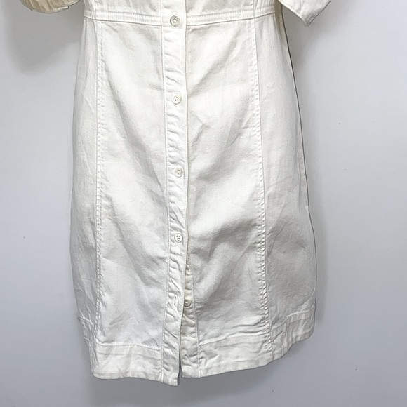 Frame Dress White Mini Cotton Nwot  SP - Picture 4 of 7